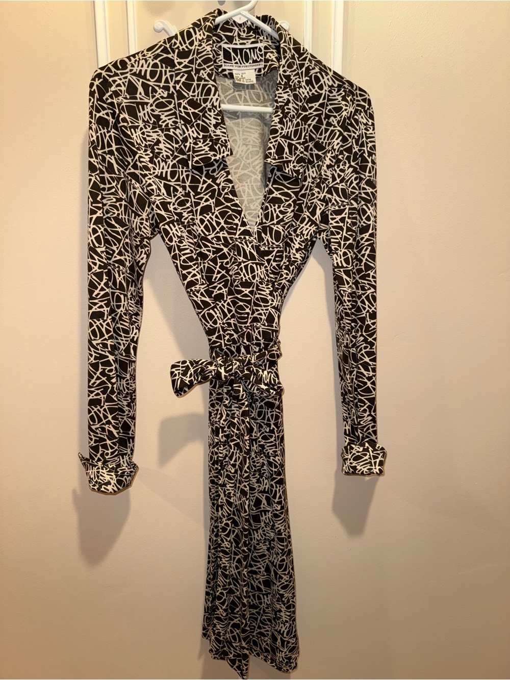 DVF lovers collector silk jersey brand new dress